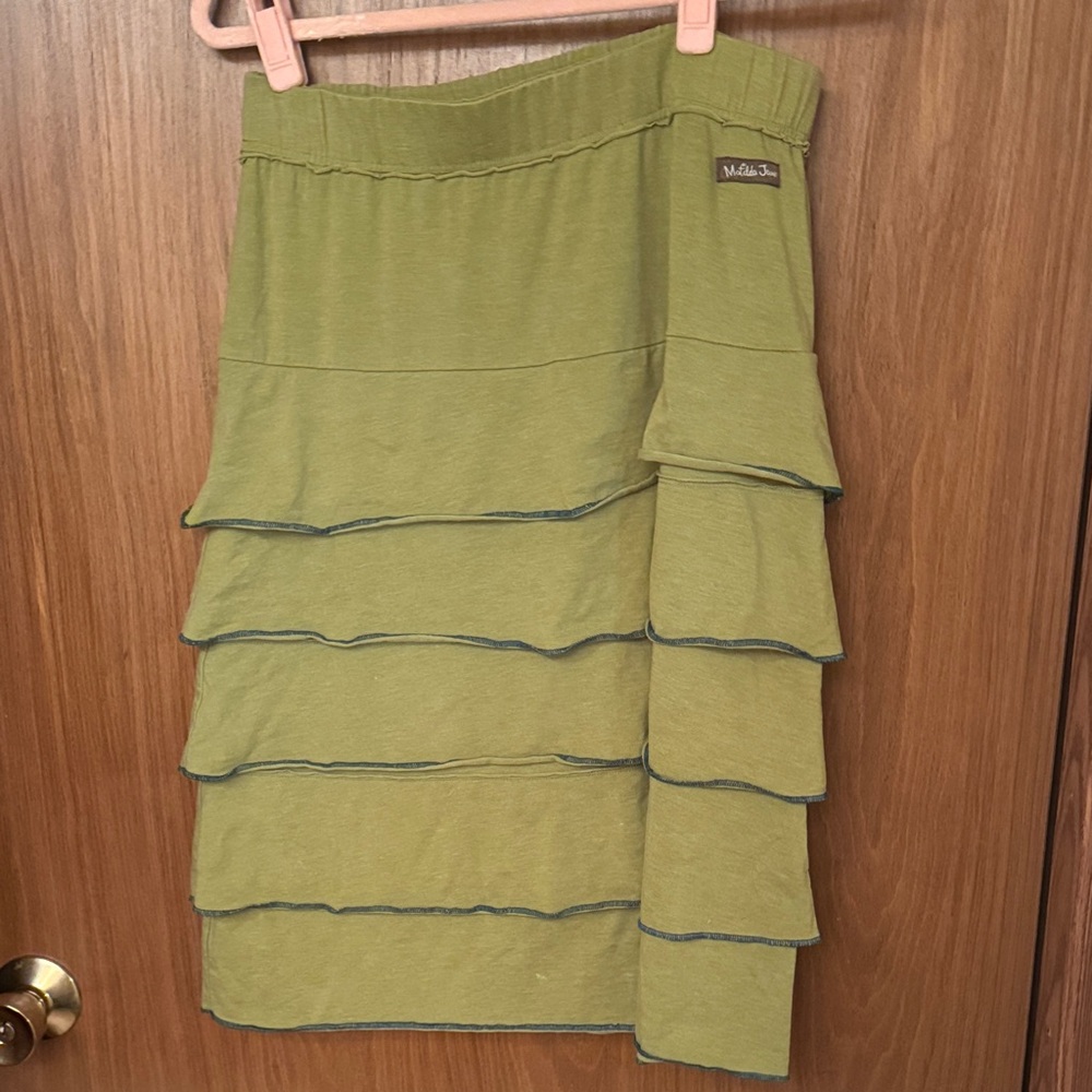 Chic Olive Matilda Jane Clothing Tiered Midi Skirt